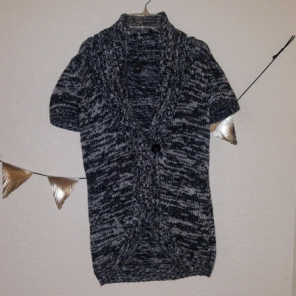 Rabbit Hair Short Sleeve Sweater
